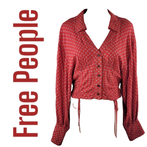 Free People Tops - Free People Collar Dolman Sleeve Top